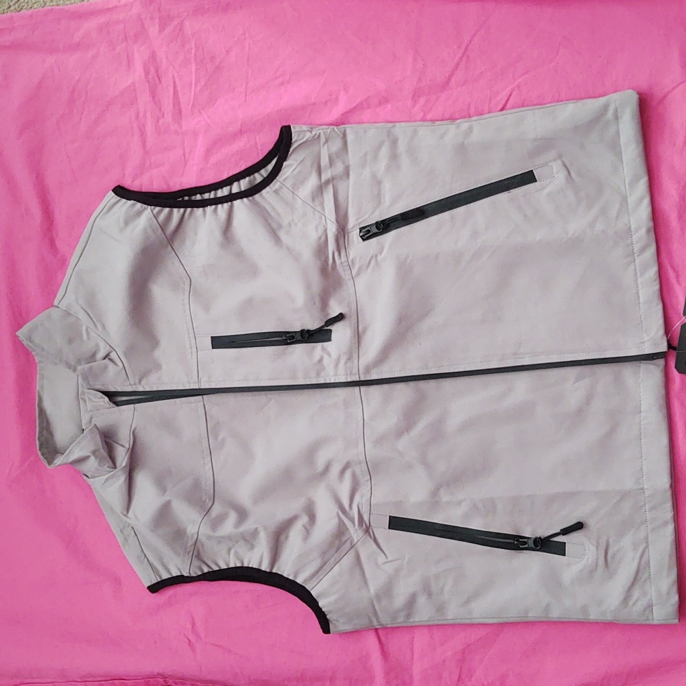 Men's vest - Alliance Fashions - Grey/Black - Large